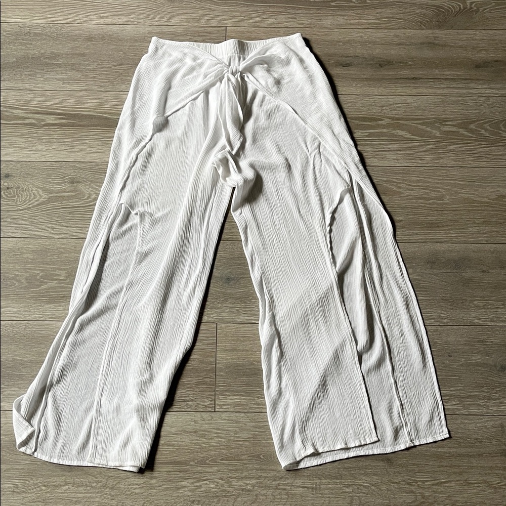 Kona Sol White Swim Coverup Pants